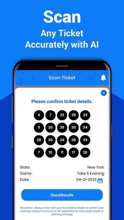 lottery results scan ticket.